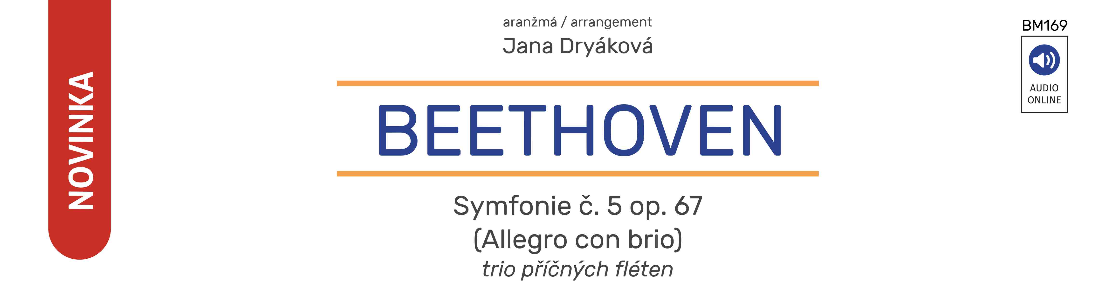 Beethoven - Osudová - tři příčné flétny
