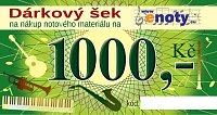 Gift check 1000 CZK