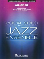 All of Me (key: F) - Vocal Solo with Jazz Ensemble / score and parts