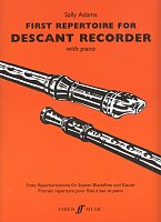 First Repertoire For Descant Recorder + Piano