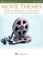 MOVIE THEMES for Classical Players + Audio Online / priečna flauta a klavír