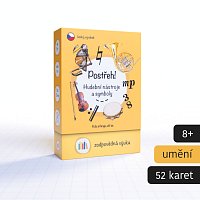 Playing cards POSTŘEH! - Musical instruments and symbols