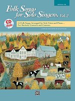 Folk Songs for Solo Singers 2 (medium low) + CD / zpěv a klavír
