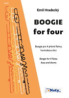 BOOGIE for four - Emil Hradecký / boogie for 4 flutes (+ bass & drums)
