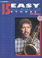 15 Easy Jazz Blues Funk Etudes + CD / C instruments (flute, guitar ,keyboards,..)