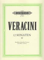 Veracini: 12 Sonaten III (7-9) / alto recorder (flute, violin) and basso continuo (piano, violoncello)