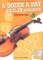 A DOZEN A DAY - CHRISTMAS SONGBOOK + CD / violin