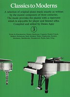 Classics to Moderns 3 (green book) / 21 snadných skladeb pro klavír (3+)