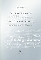 Welcome Waltz by Jan Cron   flute,clarinet, piano 4hands & tamburine