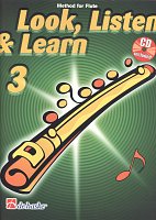 LOOK, LISTEN & LEARN 3 + CD  method for flute / příčná flétna