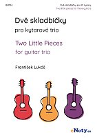 Lukáš, František: Two Little Pieces for guitar trio