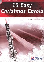 15 Easy Christmas Carols + CD / hoboj a klavír