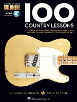 100 Country Lessons + Audio Online / kytara + tabulatura
