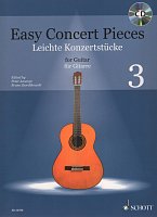 Easy Concert Pieces 3 + CD / přednesové skladby pro mírně pokročilé kytaristy
