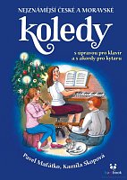 KOLEDY - nejznámější české a moravské koledy v úpravě pro klavír včetně akordových značek