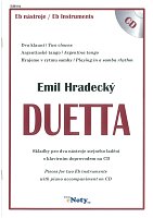 DUETTA - Emil Hradecký - komplet + CD (4 ks: hlas C, Bb, Eb, klavír)
