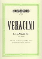 Veracini: 12 Sonaten IV (10-12) / alto recorder (flute, violin) and basso continuo (piano, violoncello)