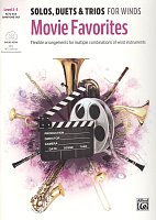 MOVIE FAVORITES: Solos, Duets & Trios for Winds + Audio Online / alto saxophone, baritone saxophone + piano (PDF)