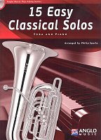 15 Easy Classical Solos + CD / tuba (BC / TC in Bb / TC in Eb) + fortepian