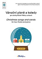 Christmas Songs and Carols for two flutes and piano