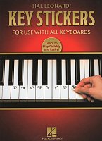 Key Stickers / Samolepky s názvy tónů na klávesy