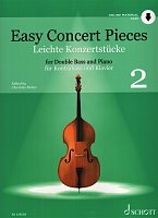 Easy Concert Pieces 2 + Audio Online / snadné přednesové skladby pro kontrabas a klavír