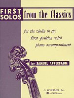 FIRST SOLOS from the Classics / violin + piano