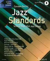 JAZZ STANDARDS (16 most beautiful jazz songs) + Audio Online // klavír/akordy