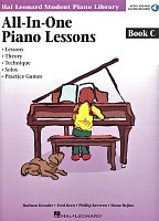 PIANO LESSONS - ALL IN ONE - book C + Audio Online (lessons, theory, technique, solos, practice games)