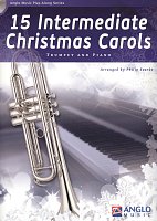 15 Intermediate Christmas Carols + CD / trumpet + piano