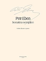 EBEN: Sonatina Semplice / violin (flute) + piano