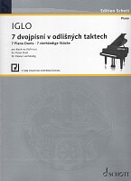 7 DVOJPÍSNÍ v odlišných taktech pro klavír na 4 ruce