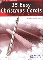 15 Easy Christmas Carols + CD / flet poprzeczny i fortepian