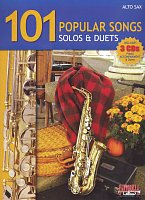 101 POPULAR SONGS SOLOS & DUETS + 3x CD / saksofon altowy