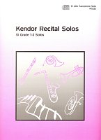 Kendor Recital Solos for Alto Saxophone + CD / solo book