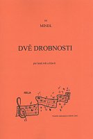 DVĚ DROBNOSTI pro lesní roh (f horn) a klavír - Jiří Mindl
