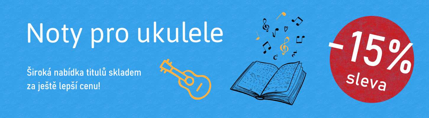 AKCE: Noty pro ukulele -15%