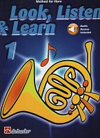 LOOK, LISTEN & LEARN 1 + Audio Online  method for f-horn (waltornia)