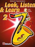 LOOK, LISTEN & LEARN 2 + Audio Online / škola hry na tenorový saxofon