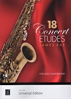 18 Concert Etudes for Solo Saxophone / koncertní etudy pro saxofon