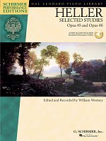 HELLER - Selected Studies, Op.45 and Op.46 + Audio Online piano solos