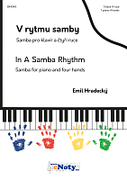 Emil Hradecký: V rytmu samby (W rytmie samby) - 1 fortepian 4 ręce + CD