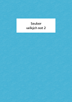 Soubor velkých not 2 - praktická pomůcka pro výuku not