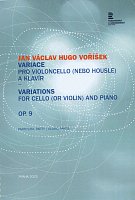 Voříšek: Variace pro violoncello (housle) a klavír, op. 9