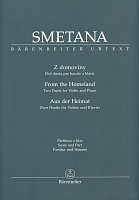 SMETANA: Z domoviny (urtext) - dvě skladby pro housle a klavír