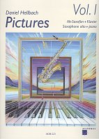 PICTURES 1 by Daniel Hellbach + CD / alto saxophone and piano