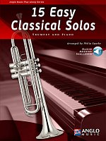 15 Easy Classical Solos + Audio online / trumpet + piano