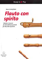 Flauto con spirito – six songs for recorder quartet (SATB)