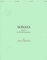 SONATA, Op.19 by Paul Creston for Alto Sax & Piano / altový saxofon a klavír