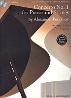 Concerto No. 1 for Piano and Strings (piano reduction) by Alexander Peskanov / 2 pianos 4 hands